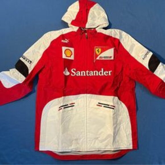 Puma Red Racing Windbreaker - Men's L - Picture 1 of 7
